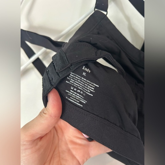 NWOT Knix The One&Only Scoop Bra Black Size XL - Picture 8 of 8